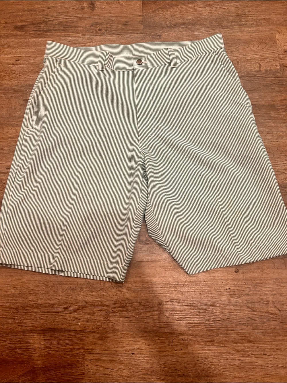 Callaway Men's Size 36  Striped Seersucker Shorts -